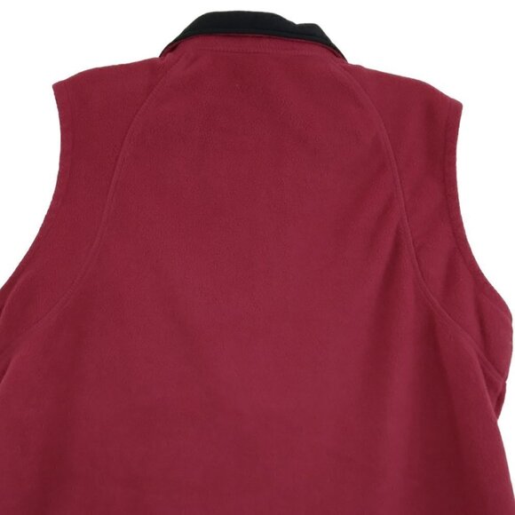 Columbia | Front Zip Fleece Vest Cranberry Red | Size 2X - Picture 6 of 8